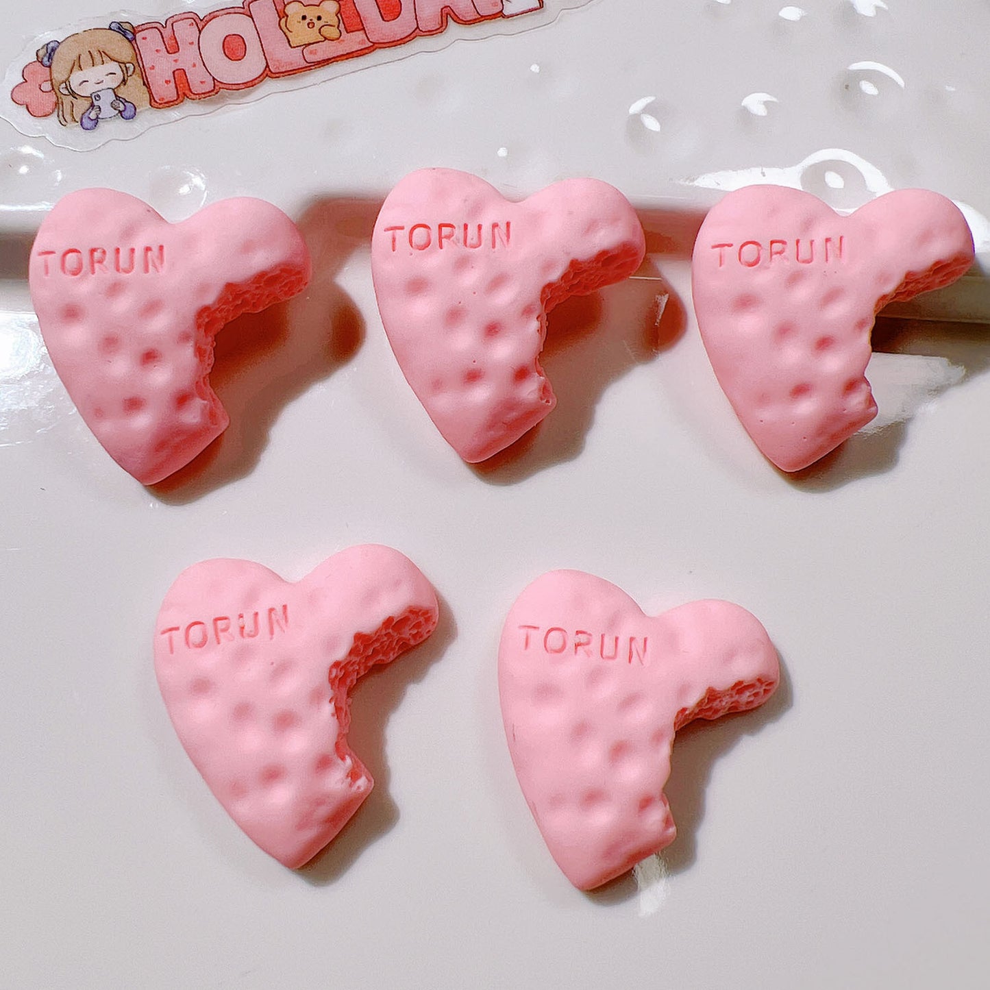(5pic for 1bag)Cutie Food Diy Resin Charms(pack Offline)