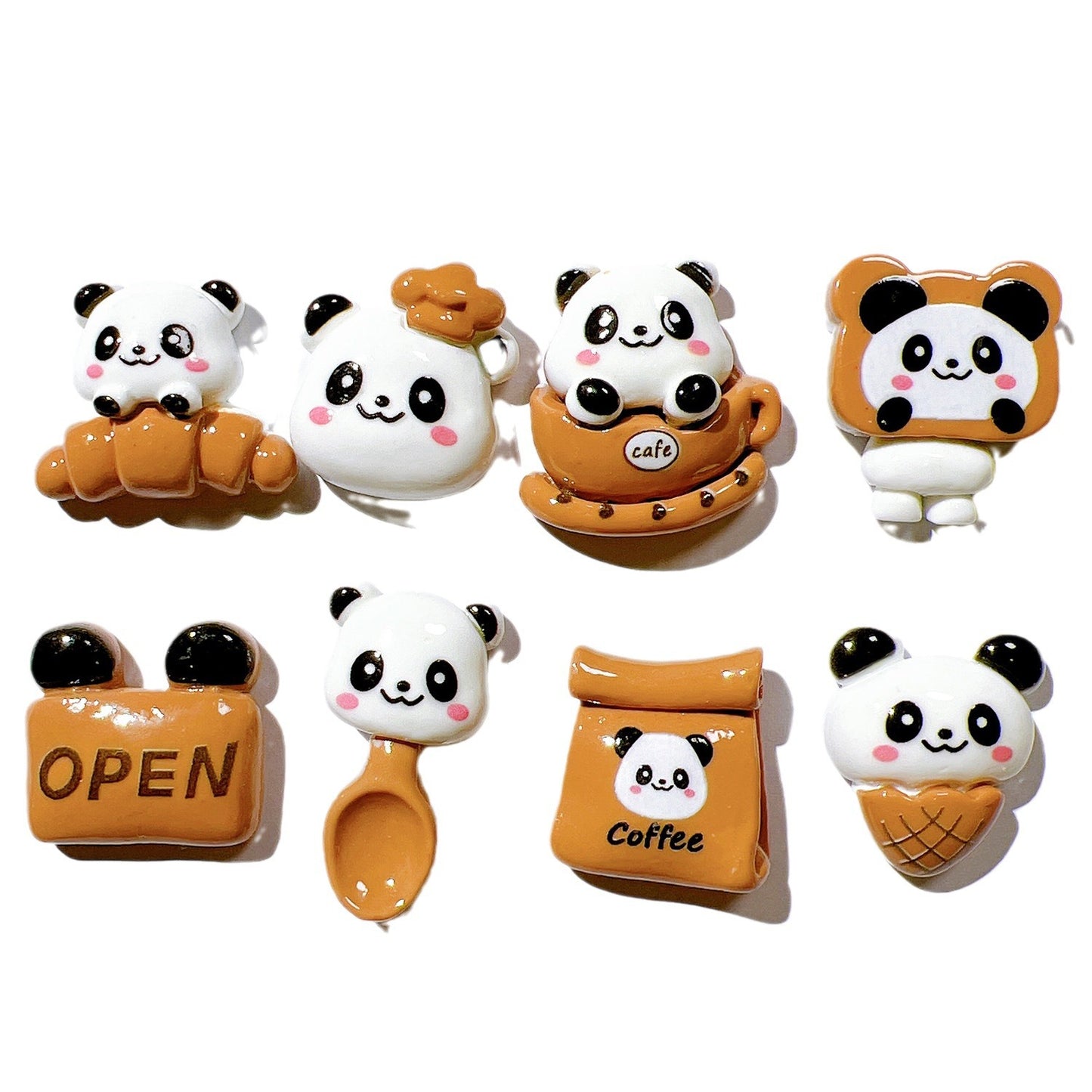 (5pic for1bag)Cutie Brown bear diy charms resin