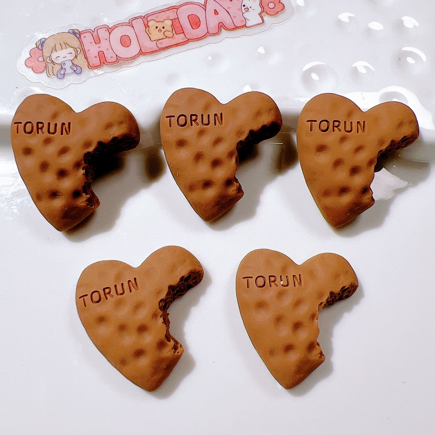 (5pic for 1bag)Cutie Food Diy Resin Charms(pack Offline)