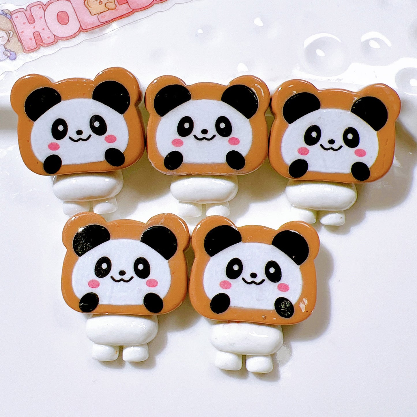 (5pic for1bag)Cutie Brown bear diy charms resin