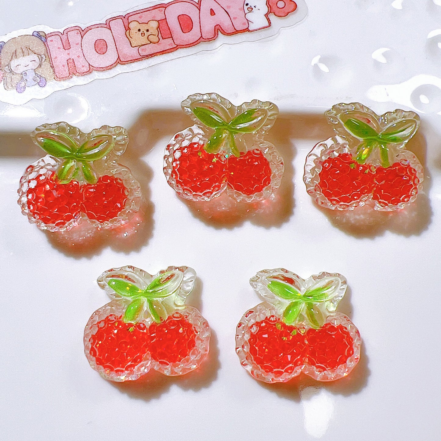 (5pic for1bag)Cutie stars mushrooms diy charms(pack offline)