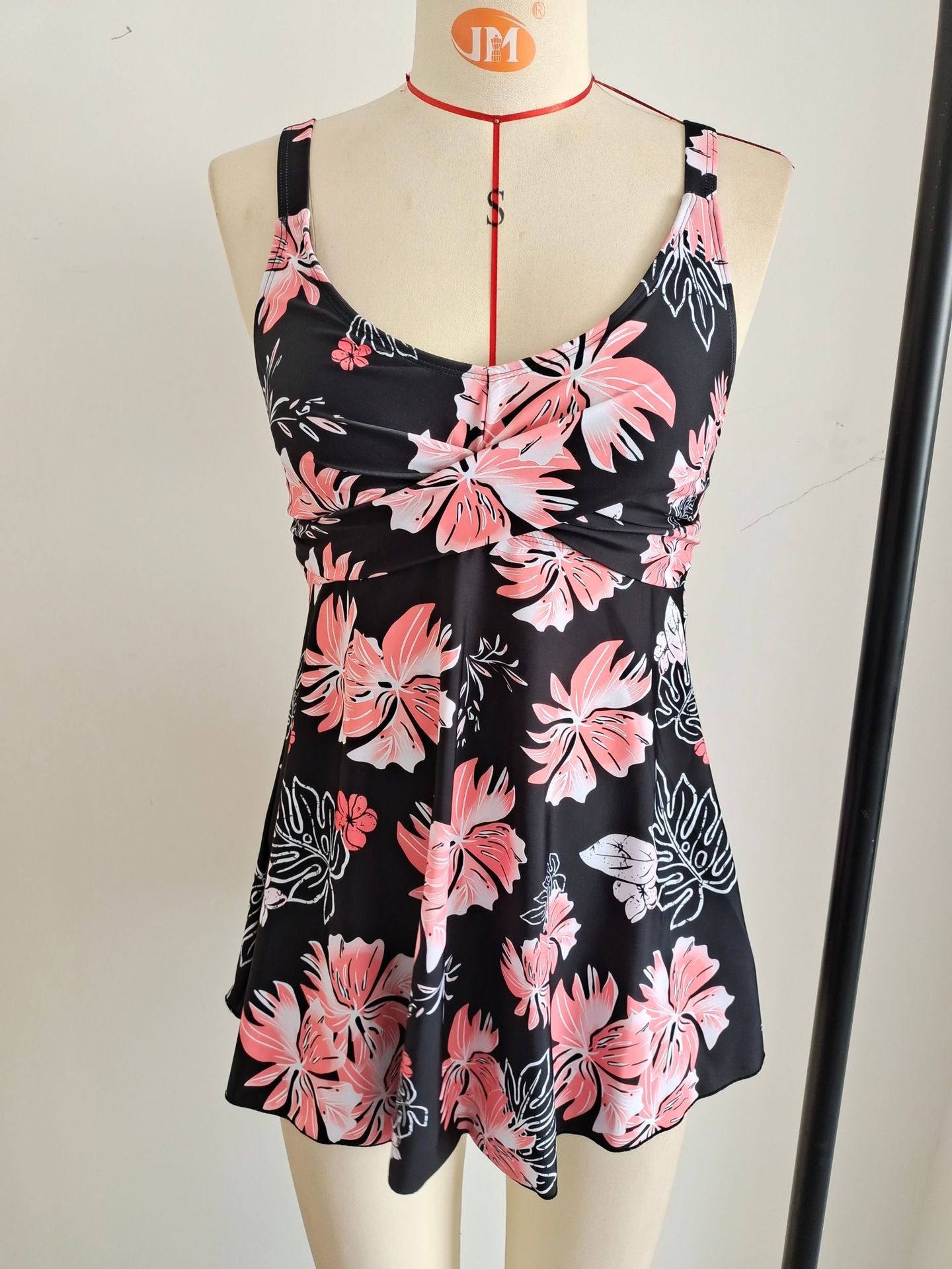 Deep V Floral Print Two-Piece Swimwear | Women's Beach Set