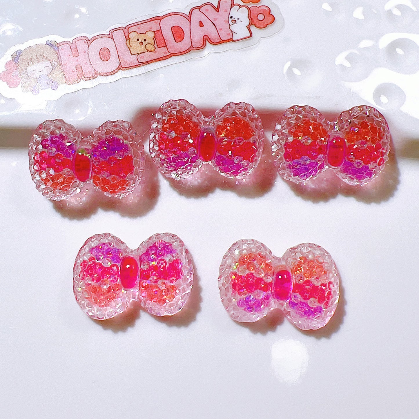 (5pic for1bag)Cutie stars mushrooms diy charms(pack offline)