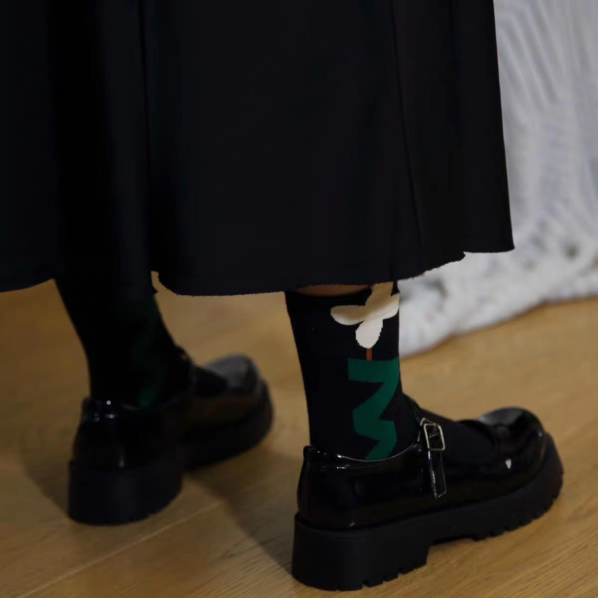 Cute Novelty Crew Socks for Women | Trendy Patterned Cotton Socks