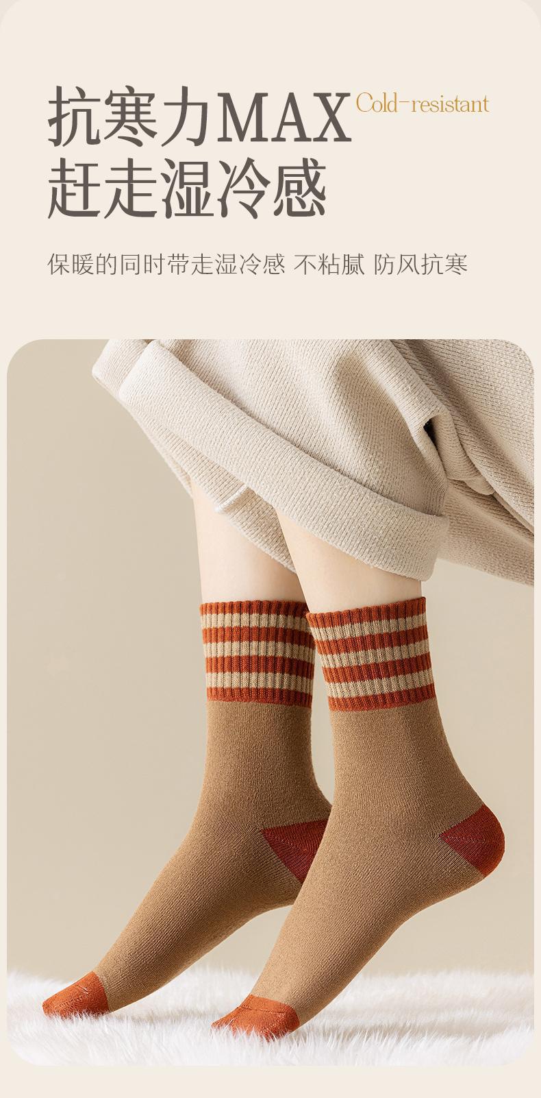 Thick Terry Lined Crew Socks for Women | Warm Winter Cozy Socks
