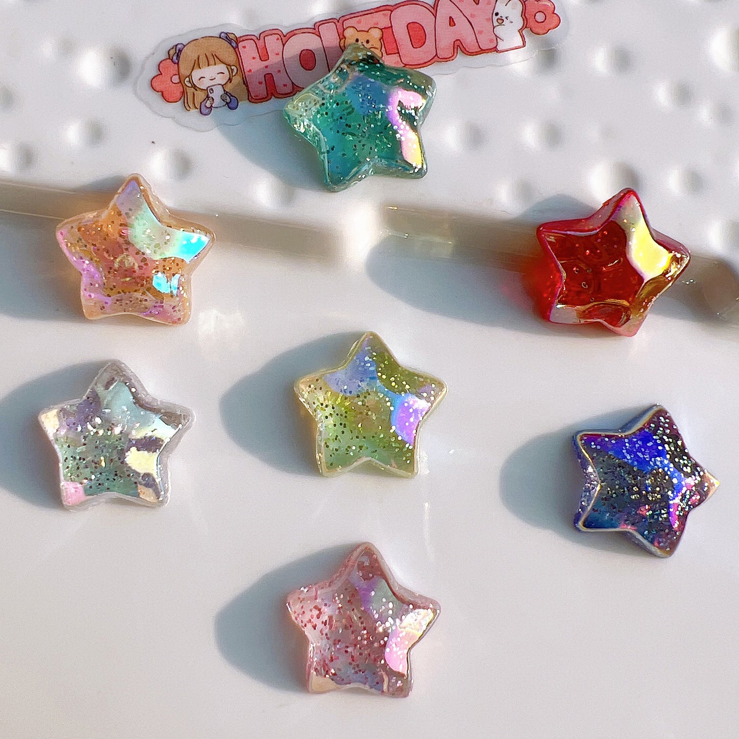 (5picfor1bag) Cutie Acrylic Star Diy Charms Acrylic Star (Pack Offline)