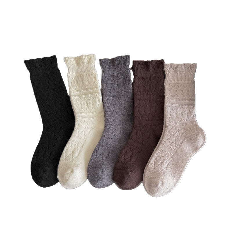 Warm Wool Crew Socks for Women | Cozy Winter Socks for Boots