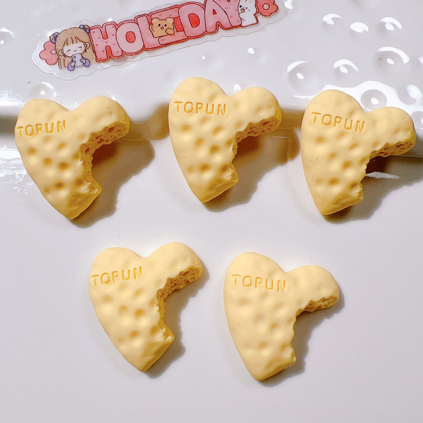 (5pic for 1bag)Cutie Food Diy Resin Charms(pack Offline)
