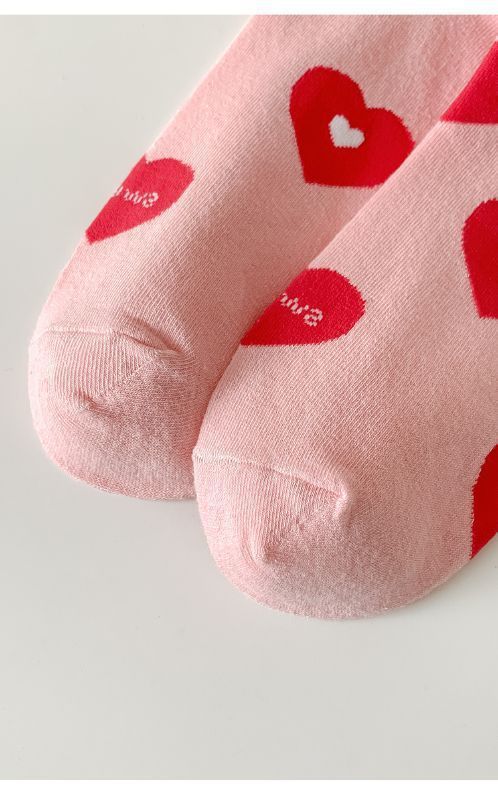Trendy Patterned Cotton Crew Socks for Women | Cute Casual Socks