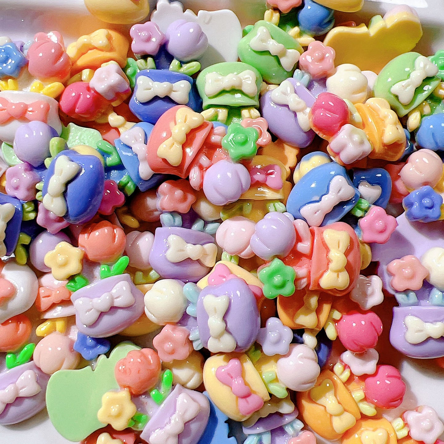 (5pic for 1bag)Cutie mini flower pot diy resin charms (pack offline)