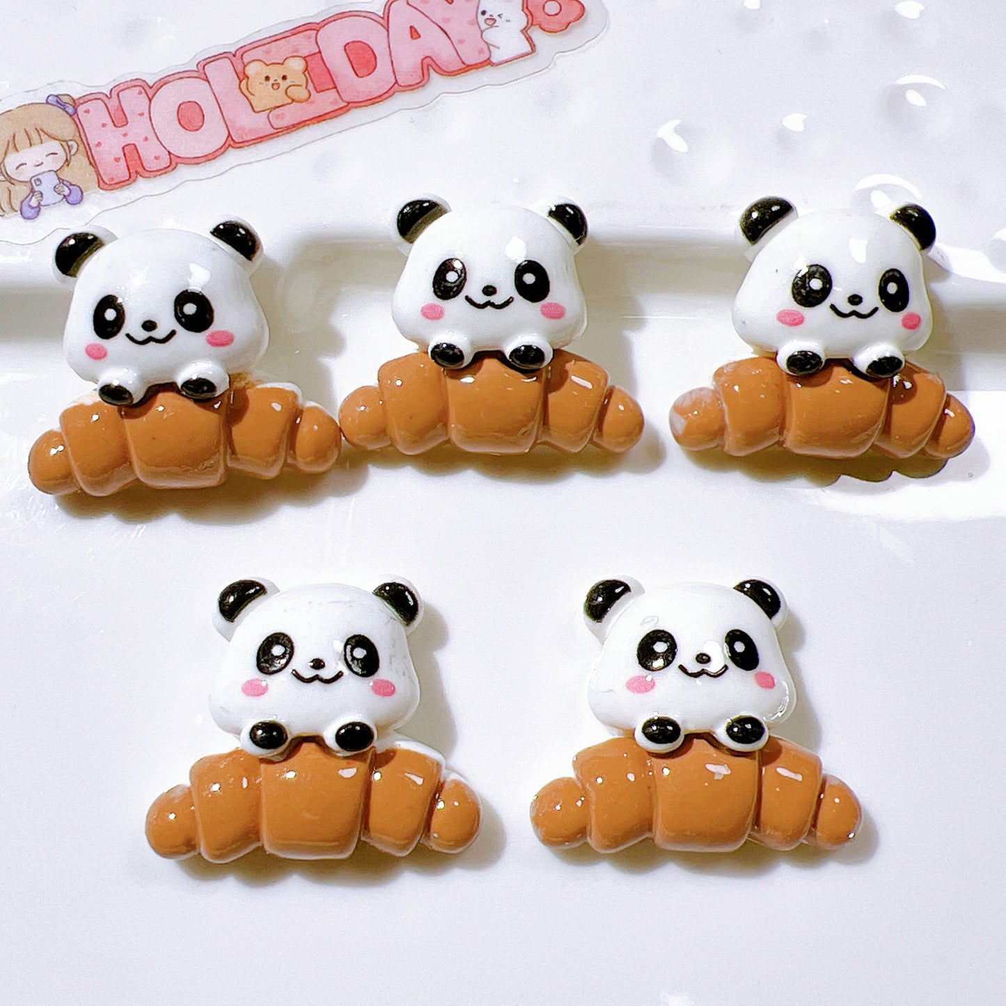 (5pic for1bag)Cutie Brown bear diy charms resin