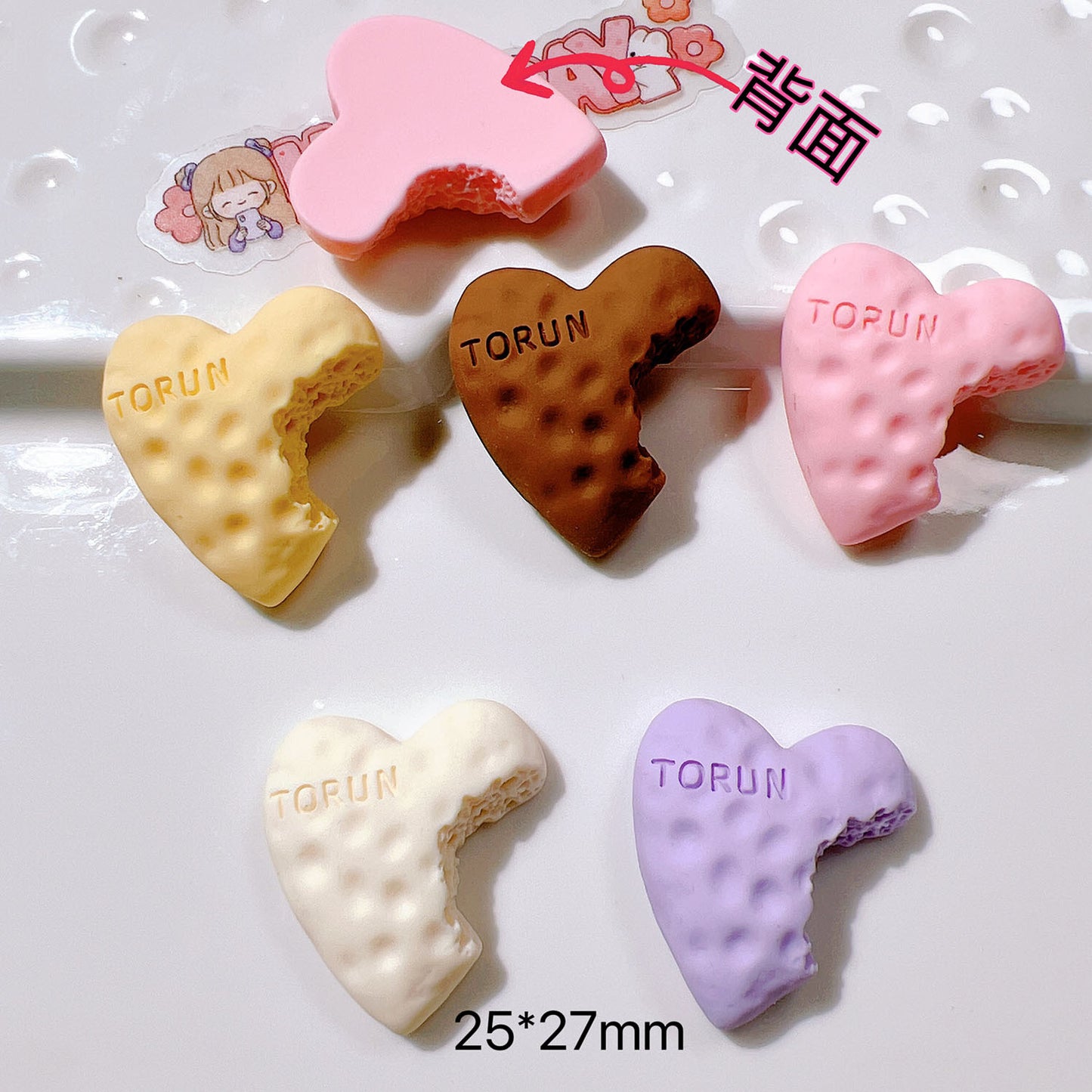 (5pic for 1bag)Cutie Food Diy Resin Charms(pack Offline)
