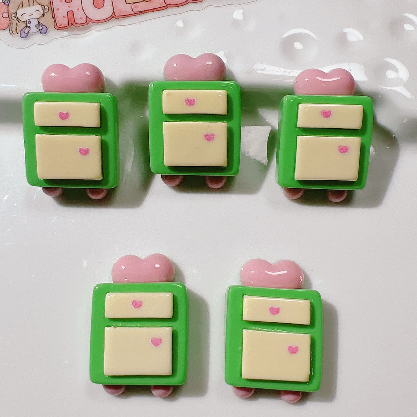 (5pic for 1 Bag) Cutie Coffee Teapot DIY Resin Charms (Pack Offline)