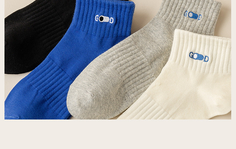 Breathable Athletic Ankle Socks | Moisture Wicking Cotton Sports Socks