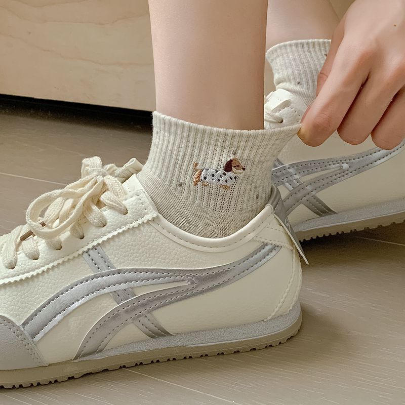 Cute Dachshund Dot Ankle Socks for Women | Breathable Summer Socks