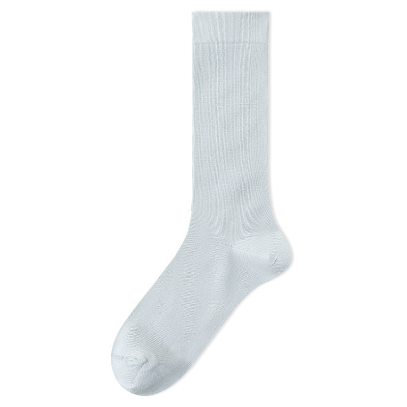 Mulberry Silk Slouch Crew Socks | Seamless Breathable Women's Socks