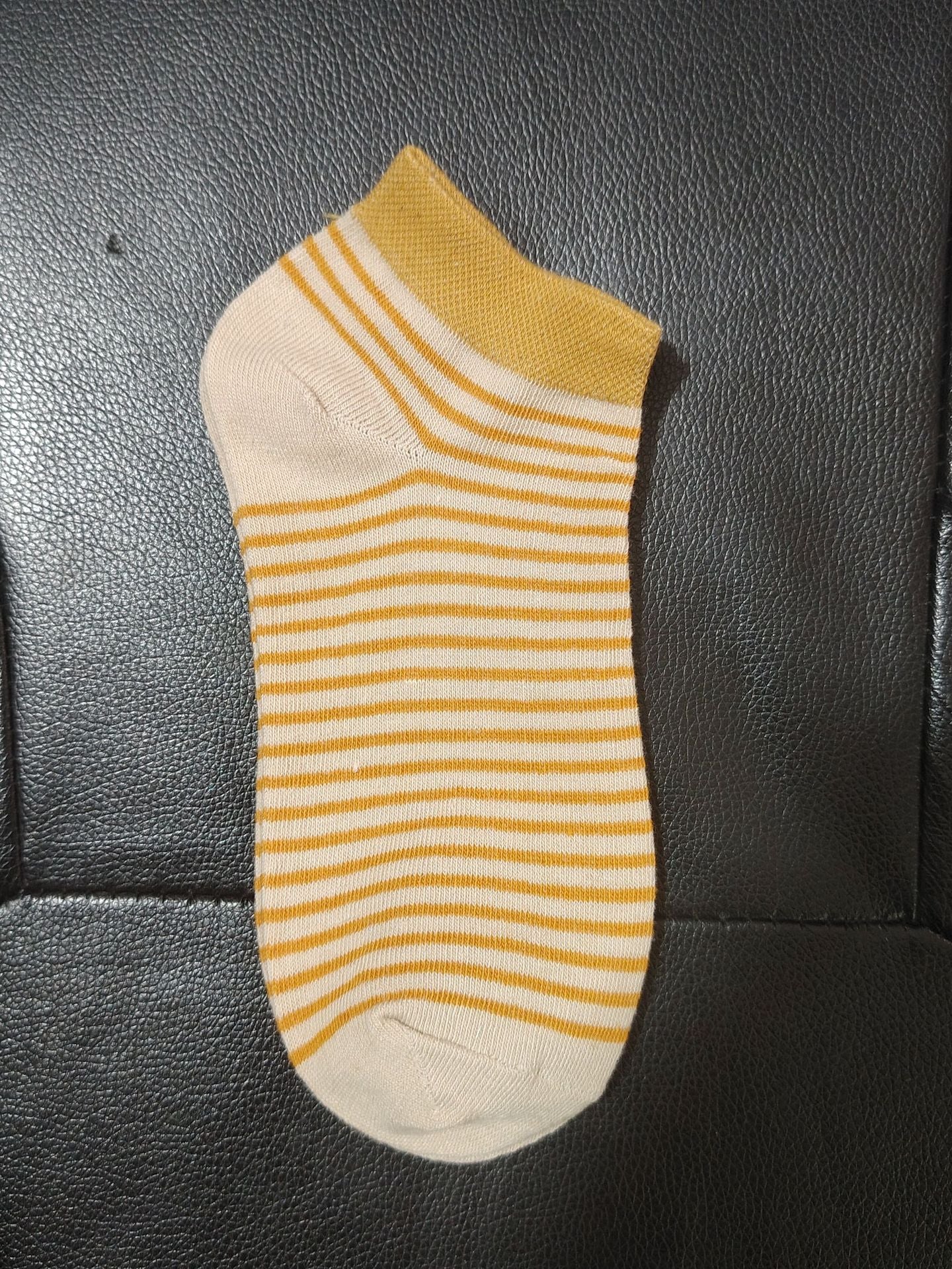 Striped Ankle Socks for Women | Color Block Cotton Casual Socks