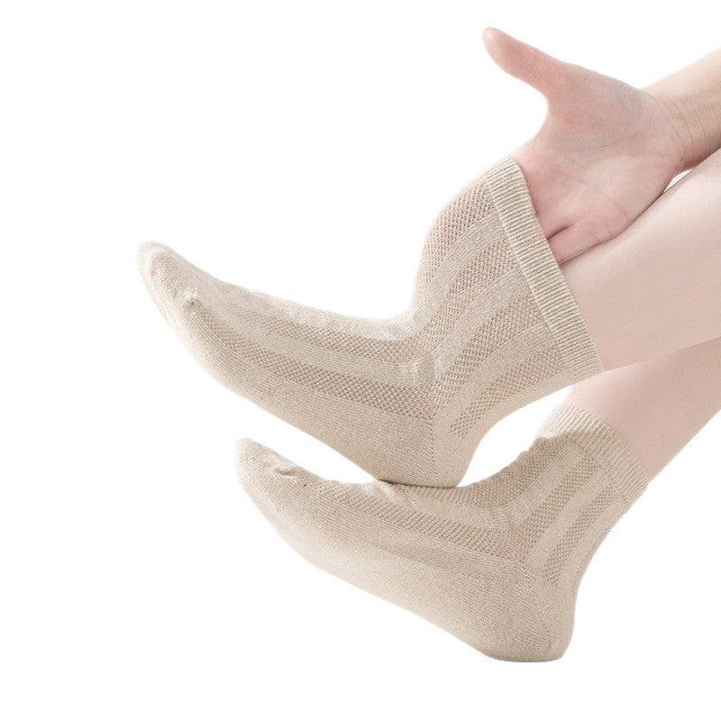 Breathable Mesh Unisex Socks | Lightweight Natural Summer Socks