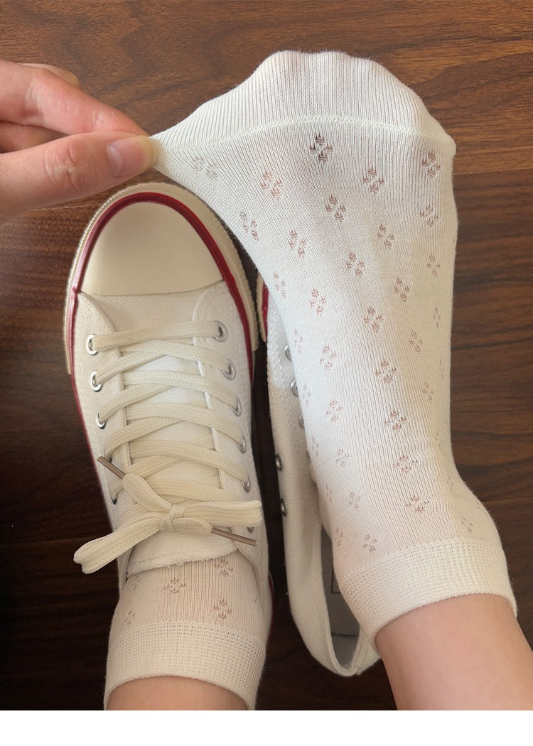 Breathable Mesh Ankle Socks for Women | Summer Ballet Style