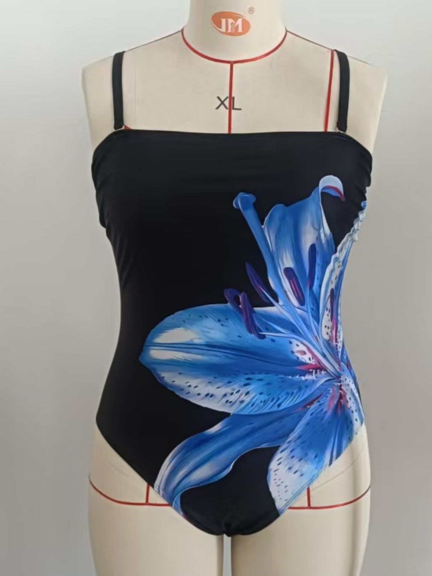 Plus Size Floral Printed One-Piece Swimsuit | Women's Swimwear