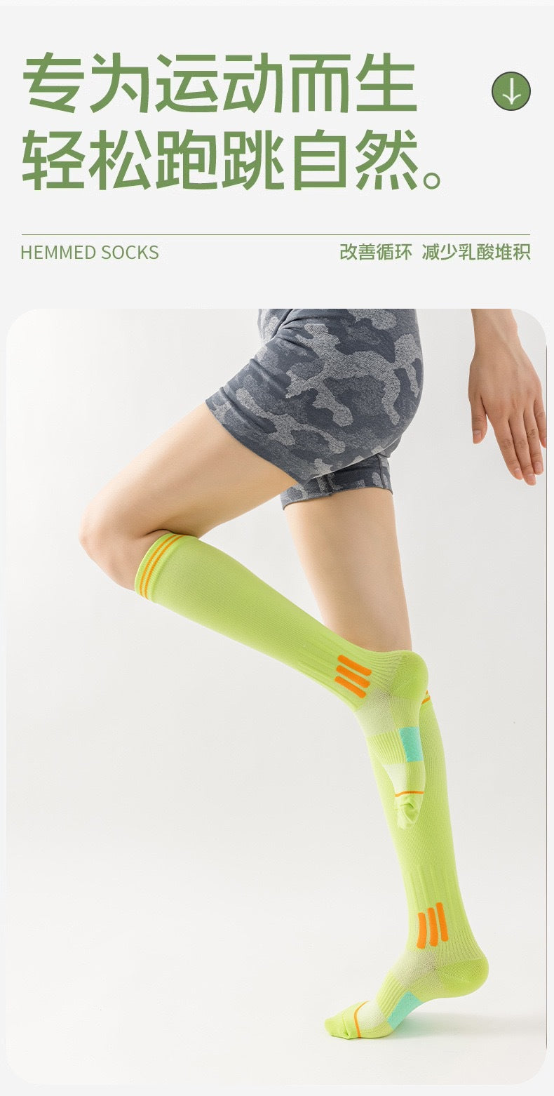 Women's Compression Calf Socks | Breathable Athletic Running Yoga Socks