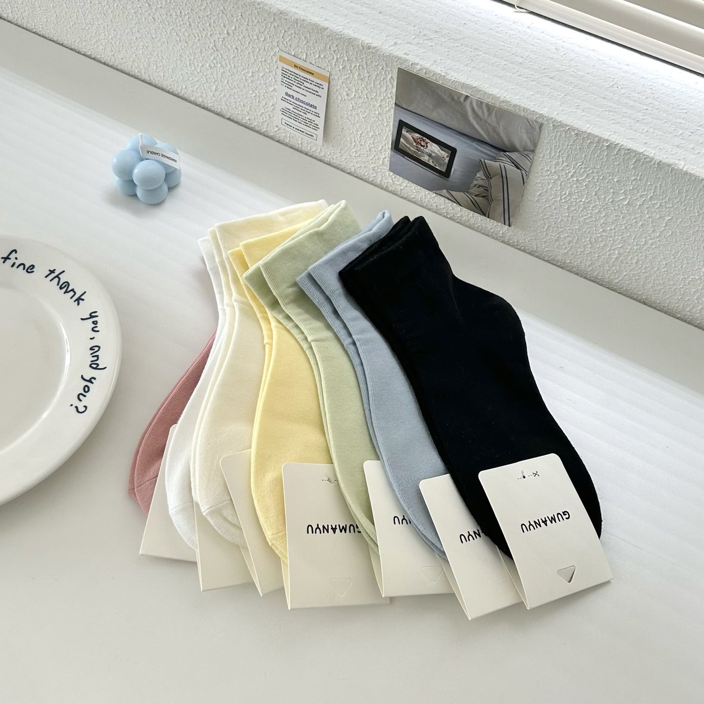 Loose Top Cotton Crew Socks | Maternity Postpartum Socks for Women