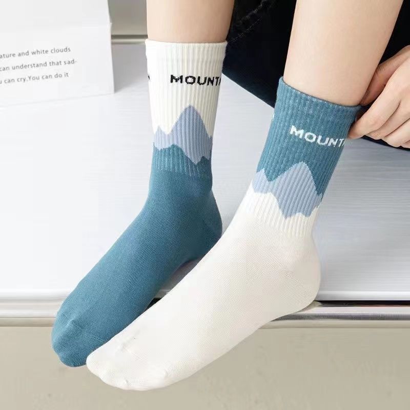 Mismatched Novelty Crew Socks | Asymmetric Street Style Unisex