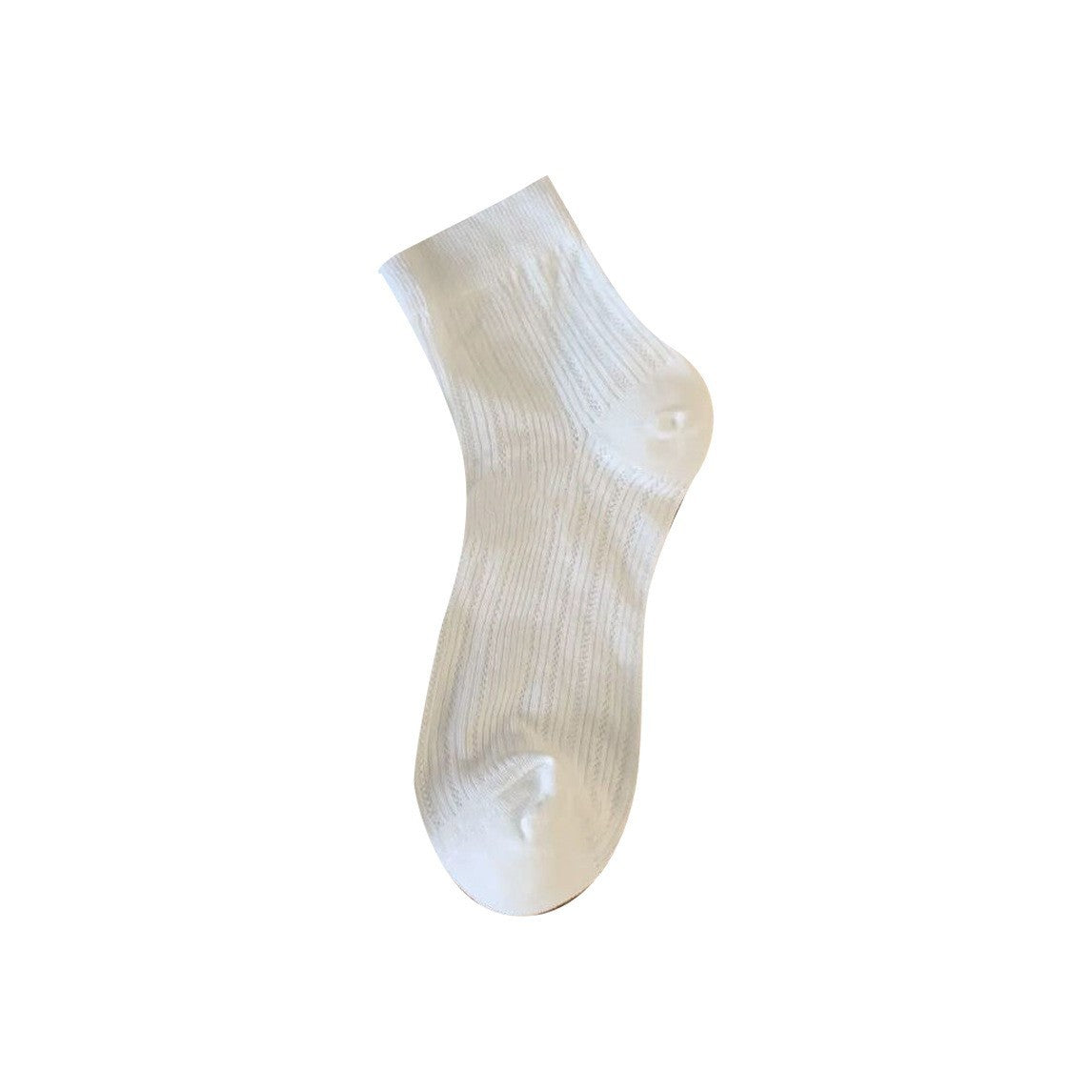 Breathable Mesh Ankle Socks for Women | Solid Summer Low Cut Socks
