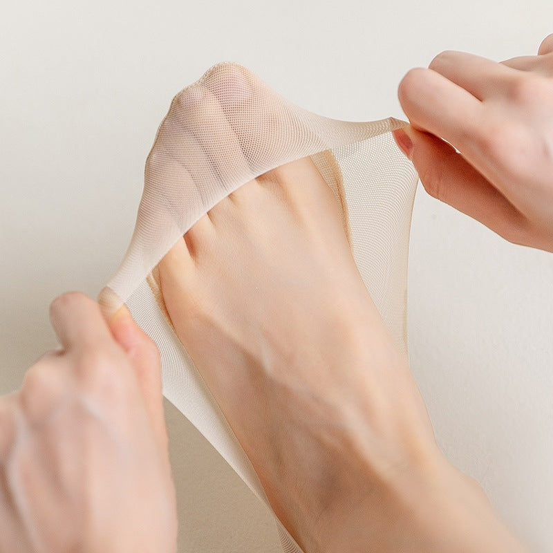No Show Invisible Socks for Women | Ice Silk Non Slip Summer Socks