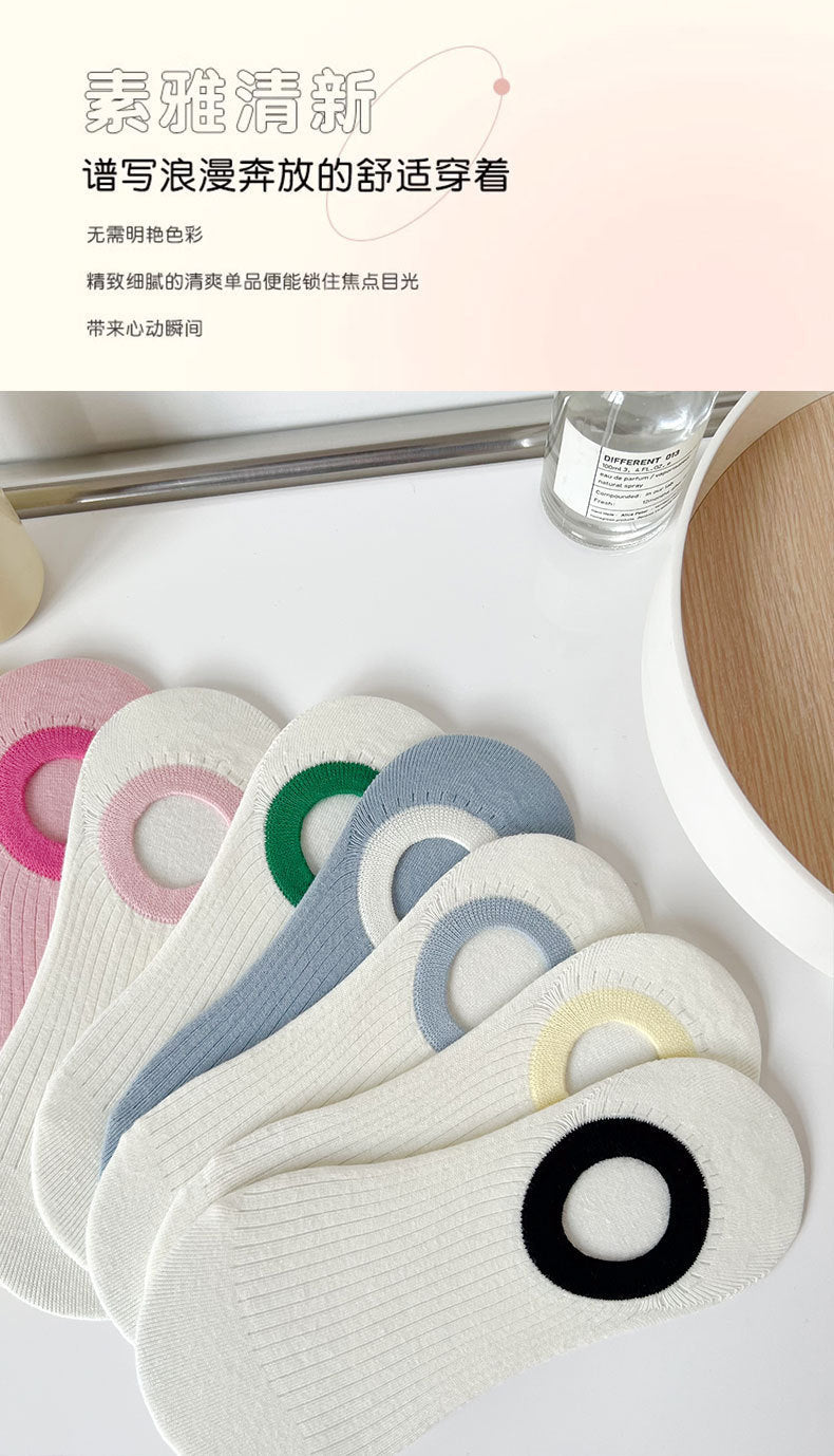 Cotton Non-Slip No-Show Socks for Women | Summer Invisible Socks