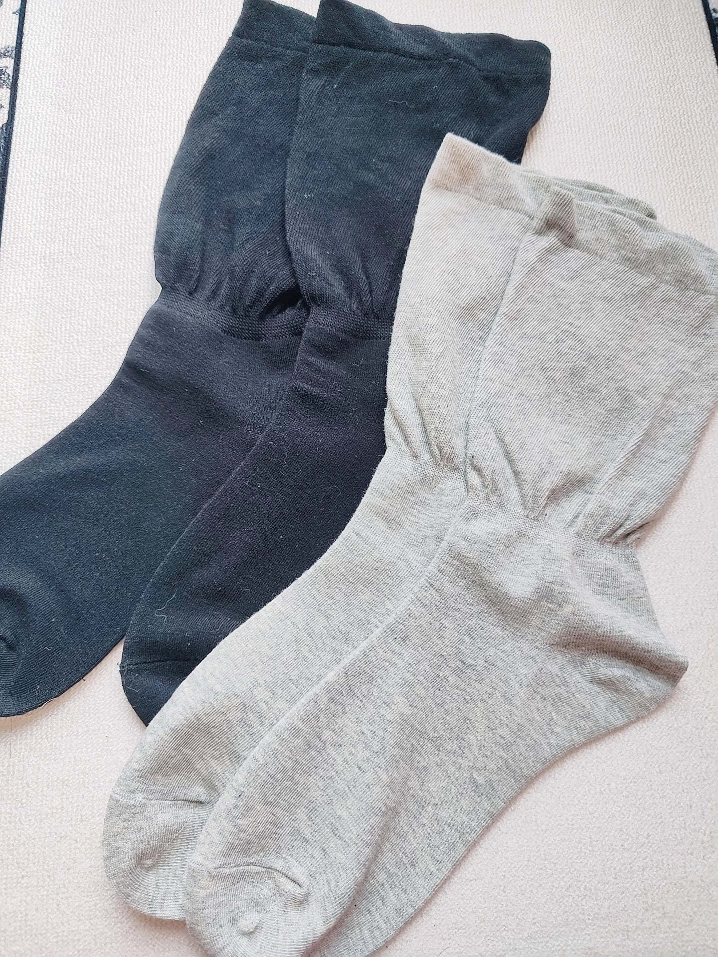 Women's Colorblock Striped Slouch Crew Socks | Casual Cotton Socks