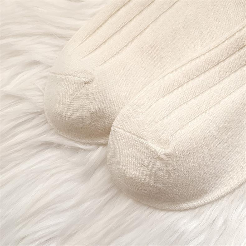 Striped Cotton Crew Socks for Women | Breathable Winter Everyday Socks