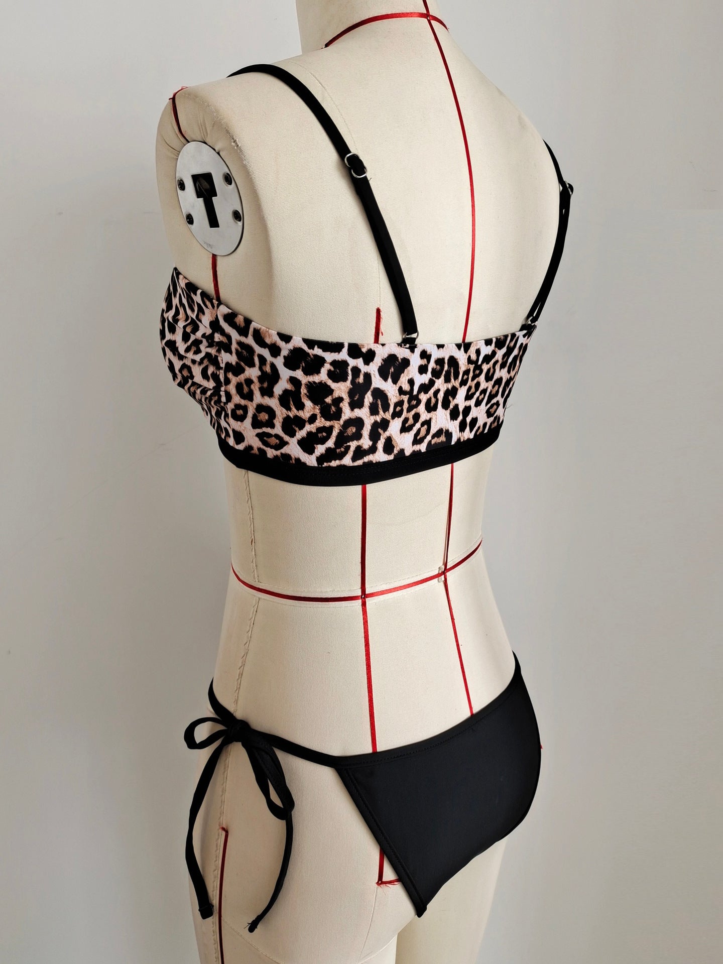 Leopard Print Tie-Side Bikini Set | Sexy Women's Beach Swimwear