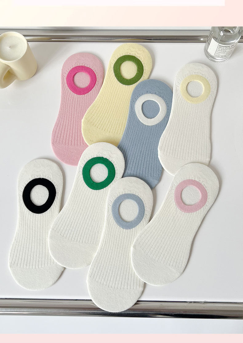 Cotton Non-Slip No-Show Socks for Women | Summer Invisible Socks