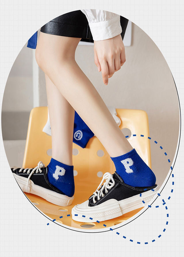 Trendy Ankle Socks for Women | Cotton Breathable Casual Summer Socks