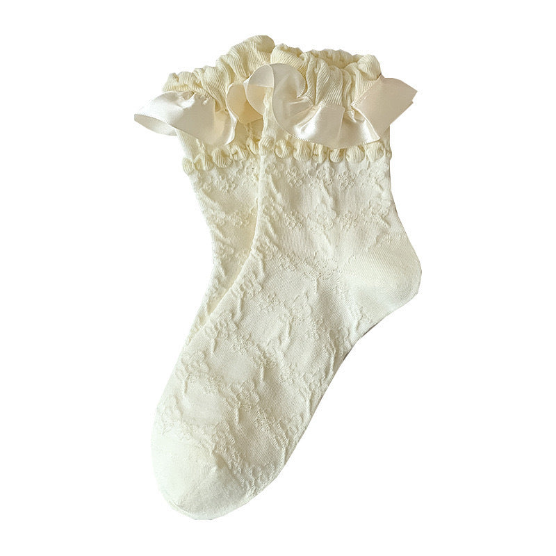 Ruffled Lace Crew Socks for Women | Sweet Lolita JK Fashion Socks