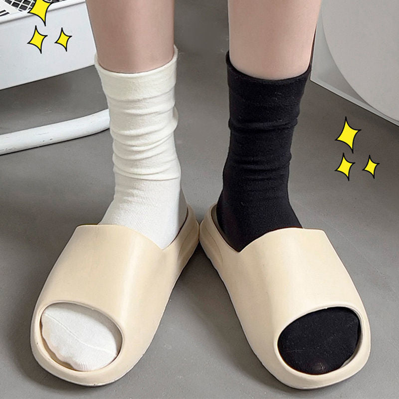 Soft Cotton Women's Crew Socks | Mid-Calf Casual Everyday Socks