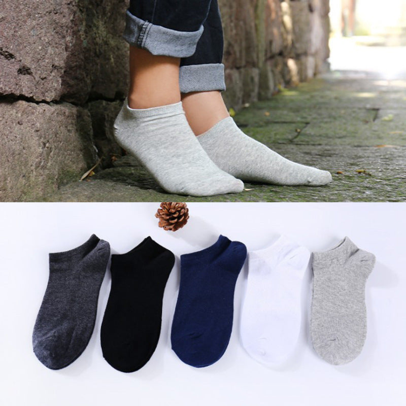 Solid Cotton Everyday Socks | Versatile Casual Business Athletic