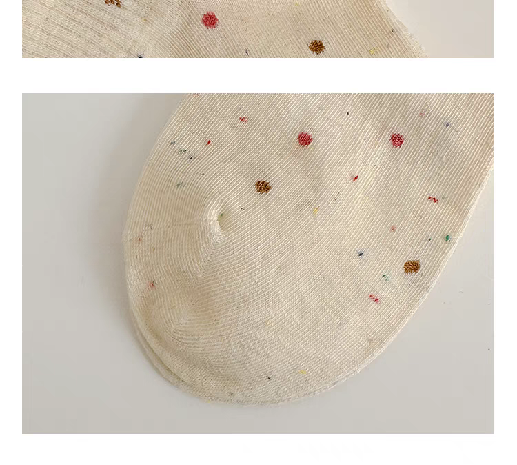 Cute Cartoon Ankle Socks | Breathable Speckled Socks for Women