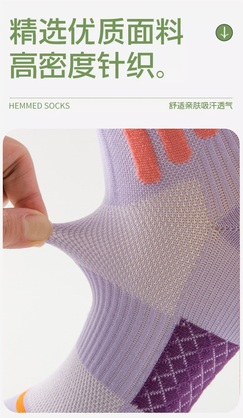 Women's Compression Calf Socks | Breathable Athletic Running Yoga Socks