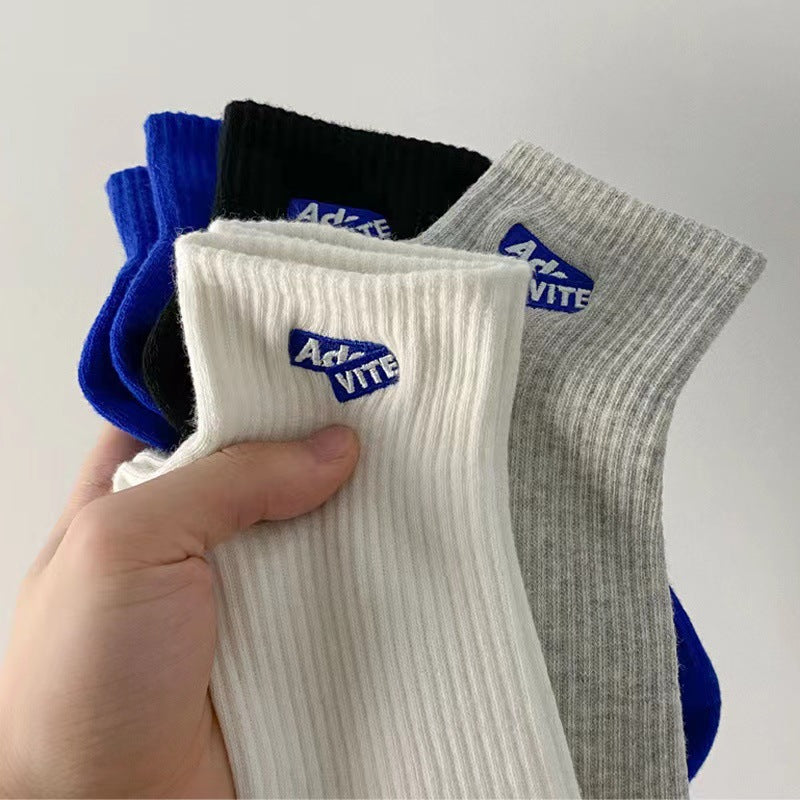 Trendy Unisex Ankle Athletic Socks | Breathable Cotton Sports Socks