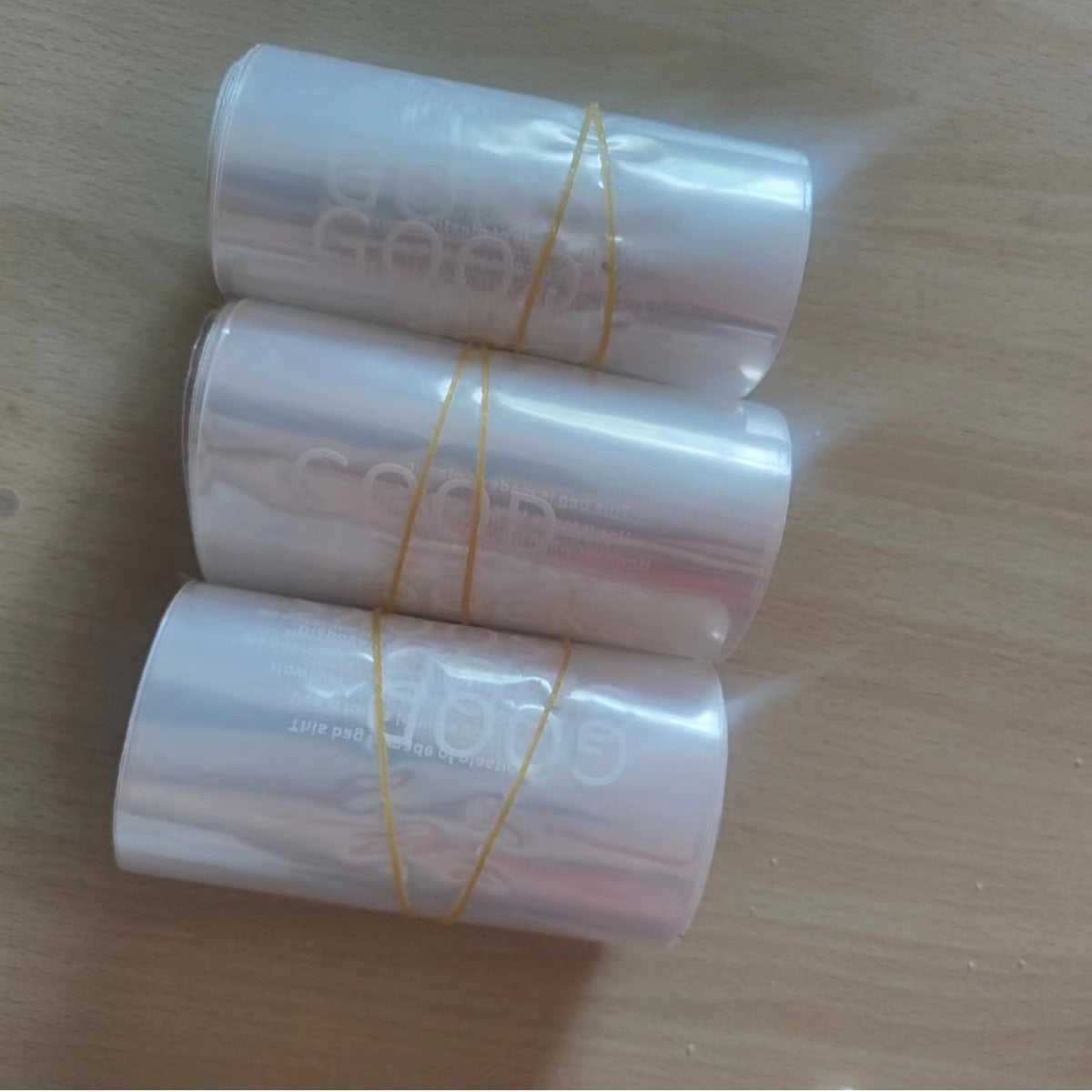 Clear PE Zipper Bags for Single Pair Socks Packaging