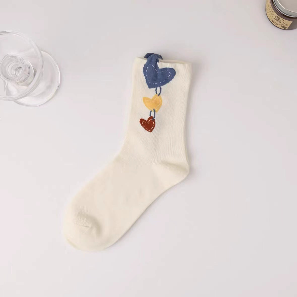 Cute Novelty Crew Socks for Women | Trendy Patterned Cotton Socks