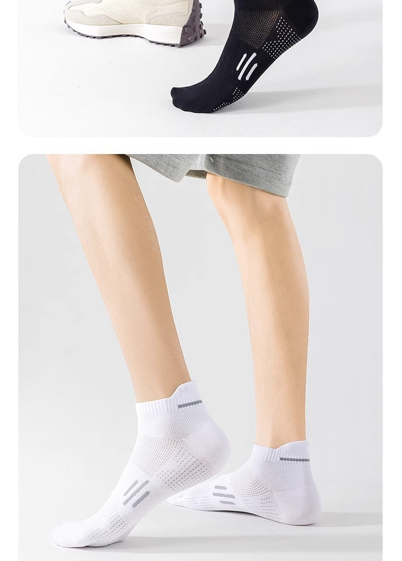 Breathable Mesh Men's Athletic Ankle Socks | Moisture Wicking