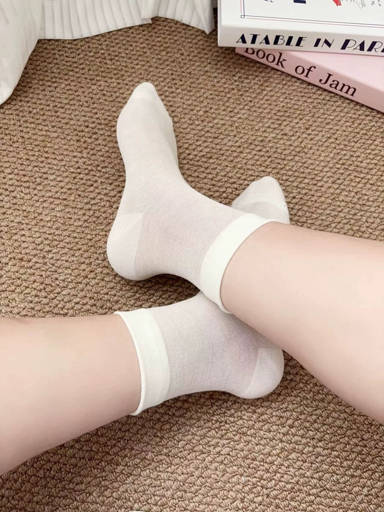 Cozy Striped Crew Socks for Women | Thick Warm Winter Socks