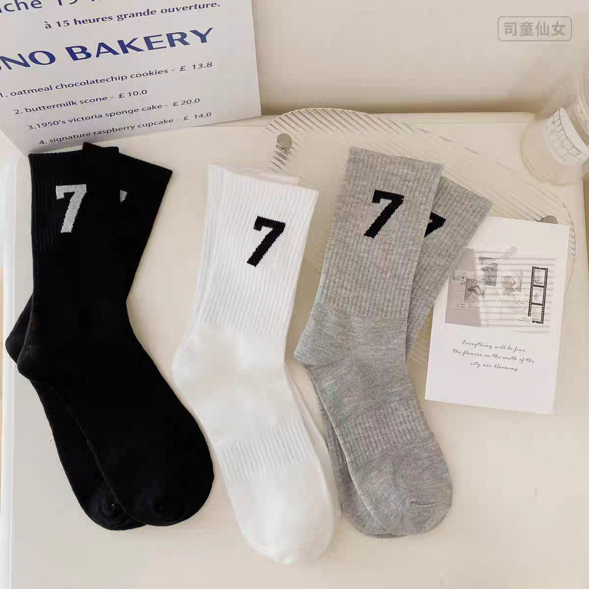 Breathable Cotton Crew Socks | Moisture Wicking Unisex Athletic Socks
