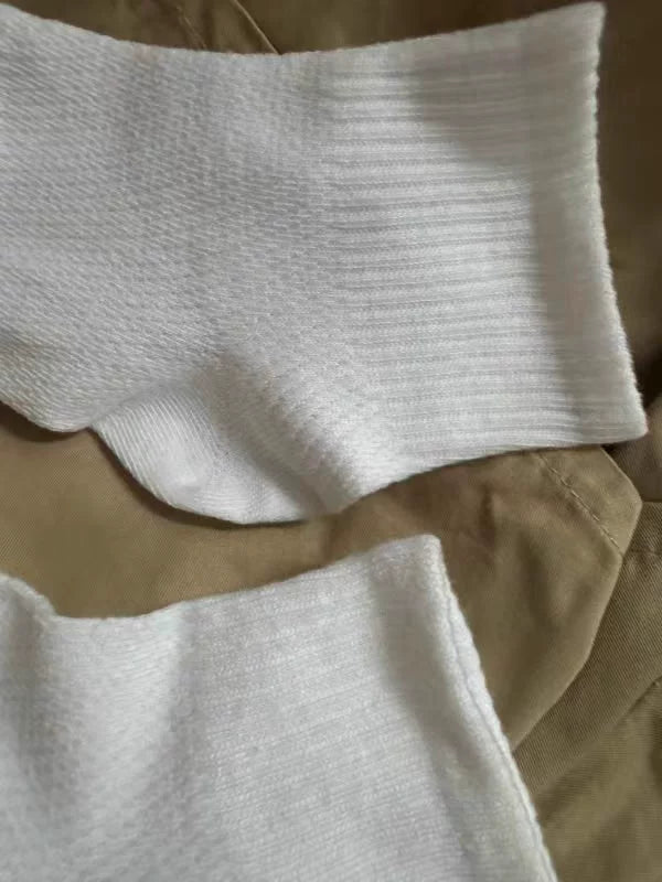 Solid Ribbed Crew Socks for Women | Breathable Casual Socks