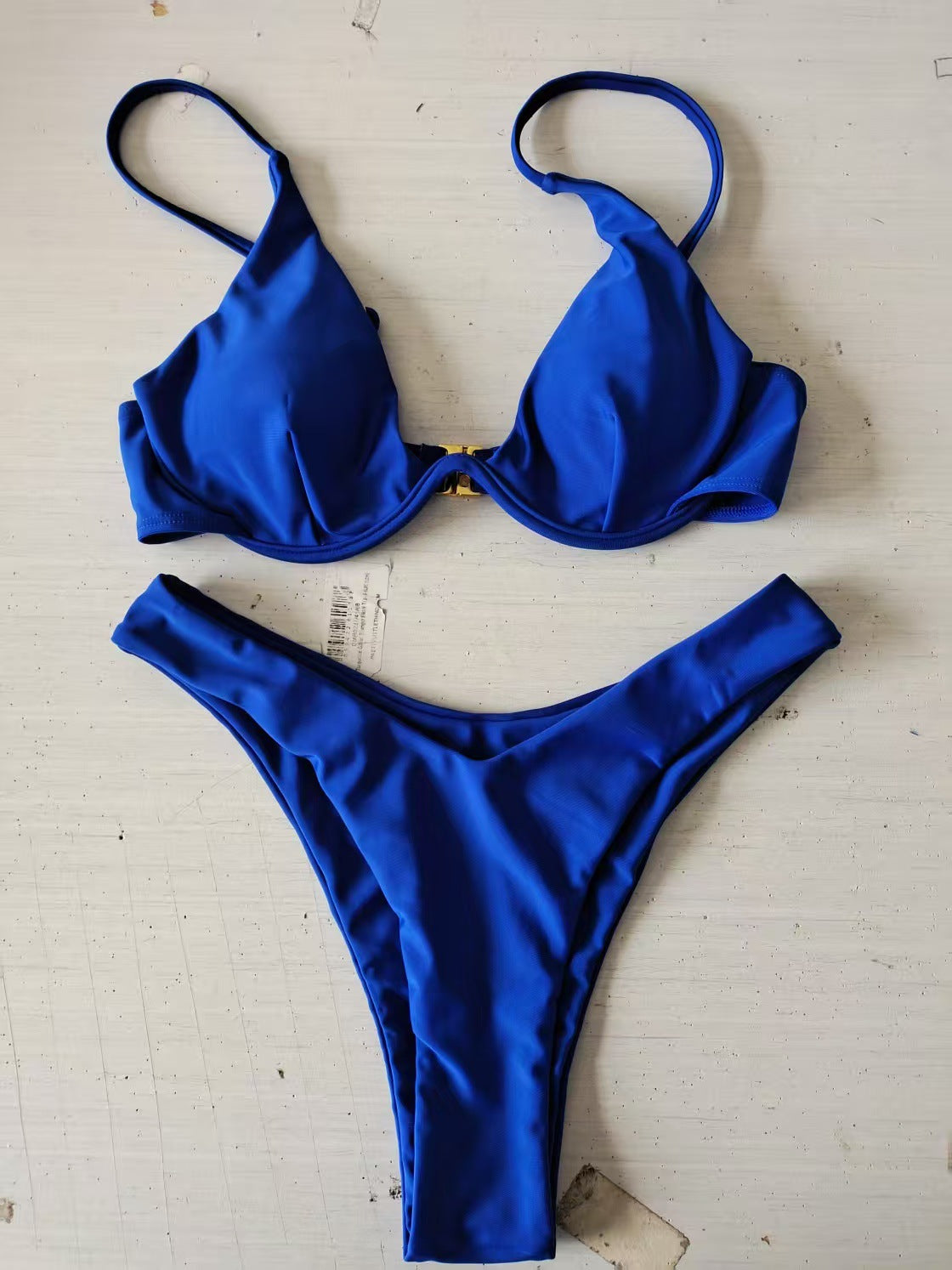 跨境泳衣女新款仙女范性感显瘦性感露背比基尼聚拢度假温泉泳装