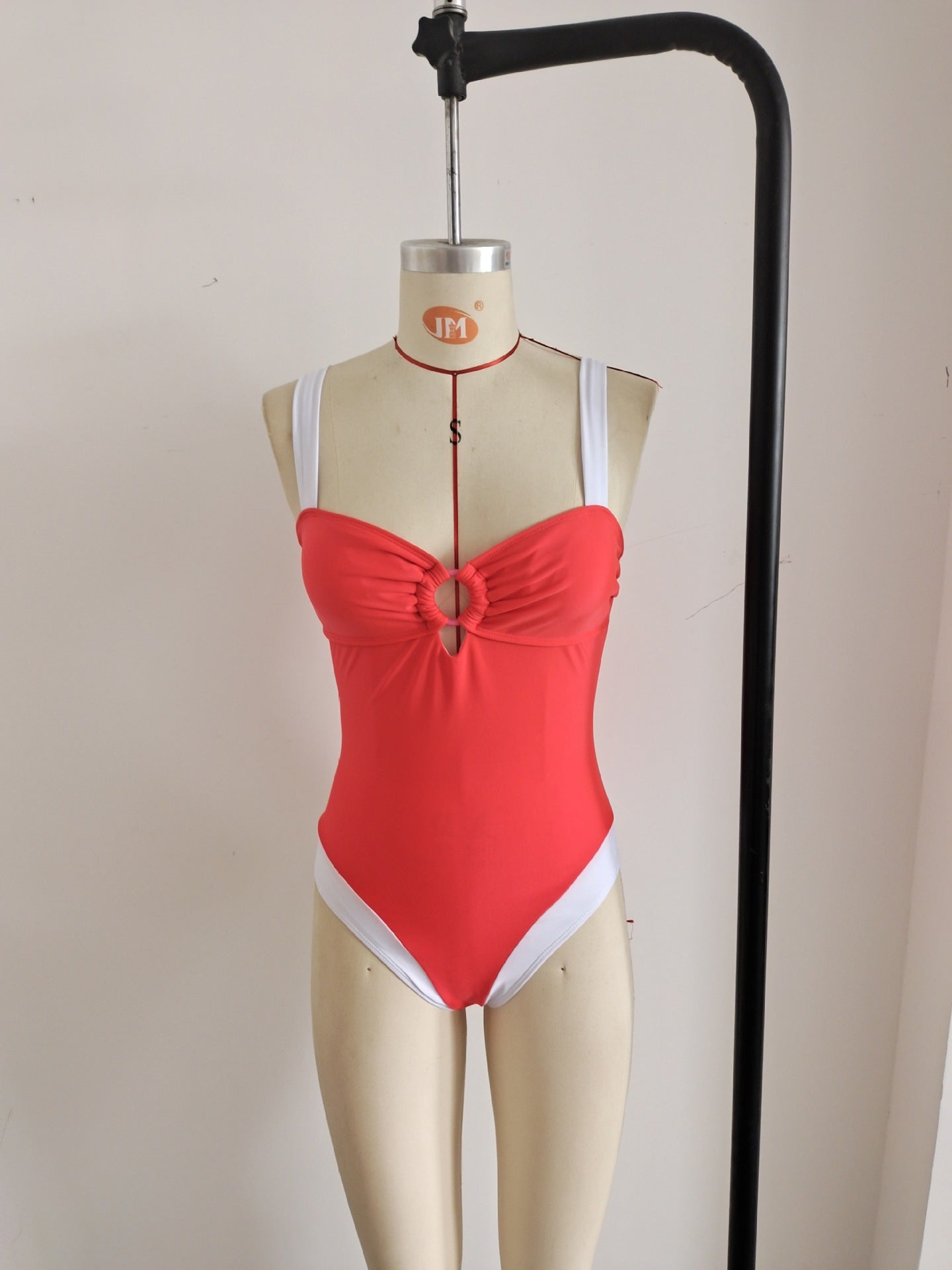 Cutout Contrast Sexy One-Piece Swimsuit | Trendy Women's Swimwear