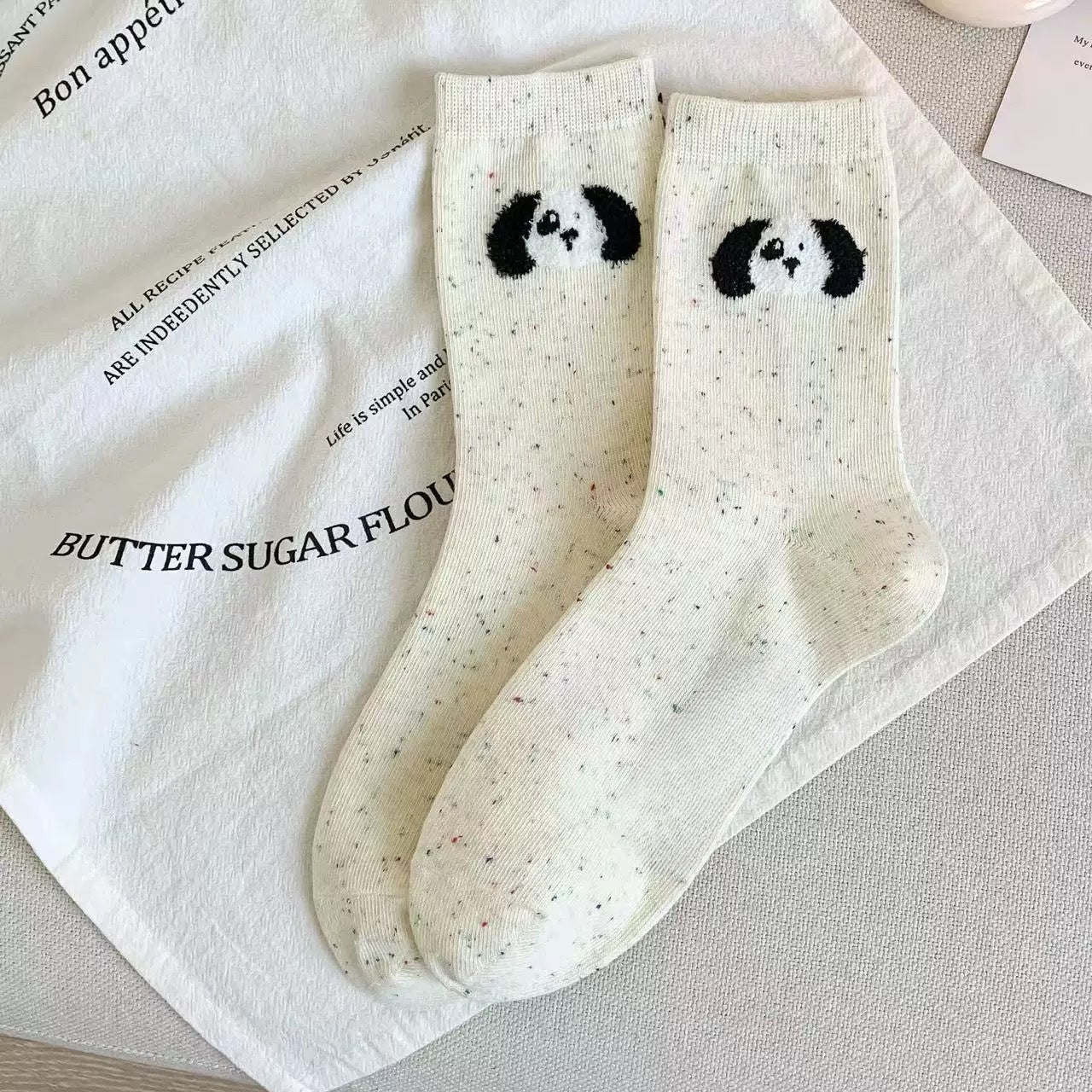 Cute Novelty Cotton Crew Socks for Women | Trendy Patterned Socks